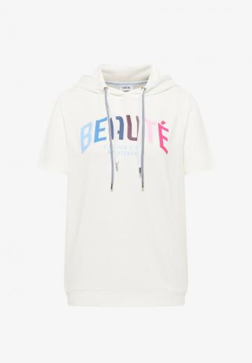 Пуловер с капюшоном