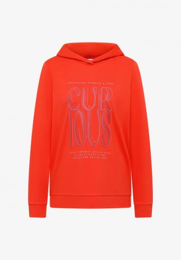 Пуловер с капюшоном