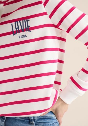 Пуловер с капюшоном