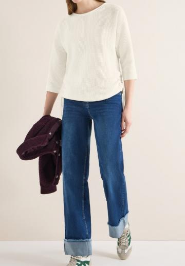 Пуловер с рукавом три четверти