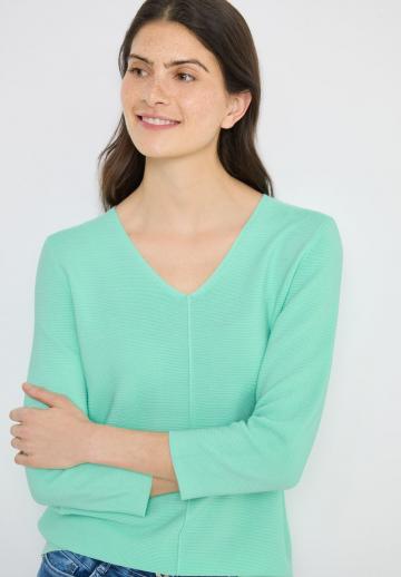 Пуловер с рукавом три четверти