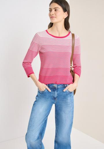 Пуловер с рукавом три четверти