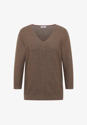 Пуловер с рукавом три четверти