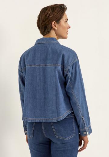 Джинсовая жилетка