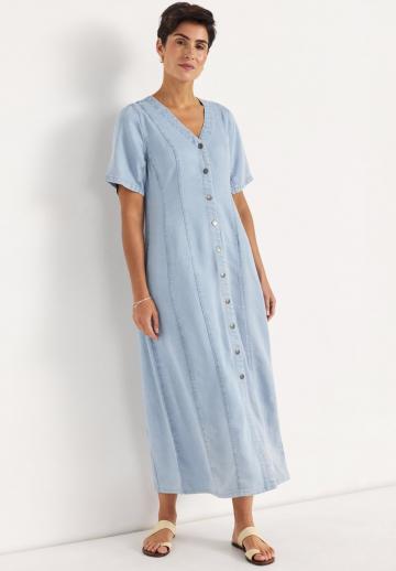 Джинсовое платье