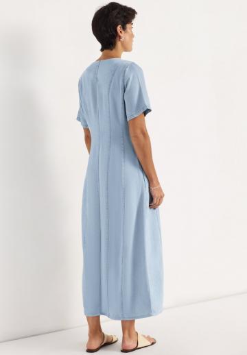 Джинсовое платье