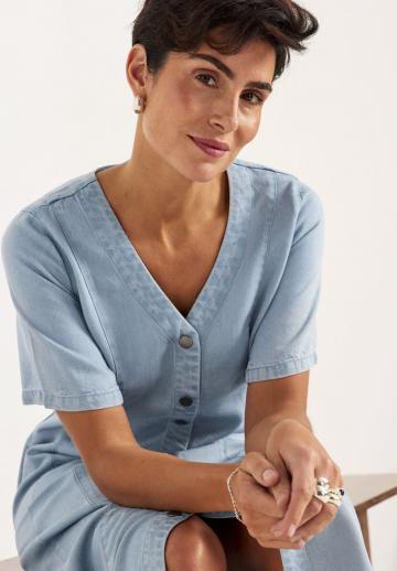 Джинсовое платье