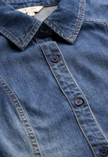 Джинсовое платье