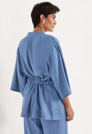 Джинсовая жилетка