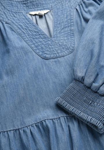 Джинсовое платье