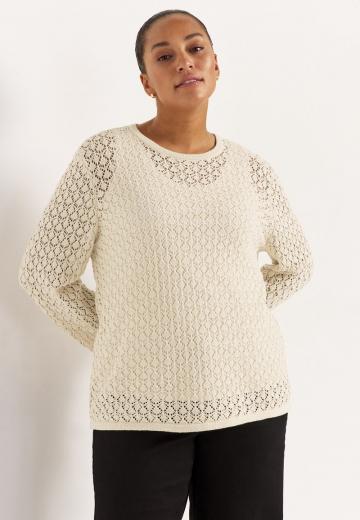 Длинный пуловер