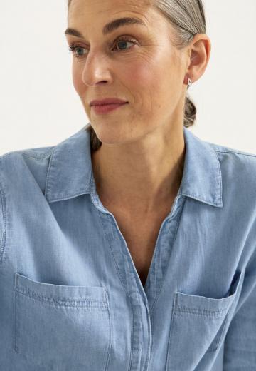 Длинная блузка