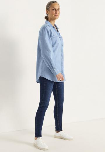 Длинная блузка