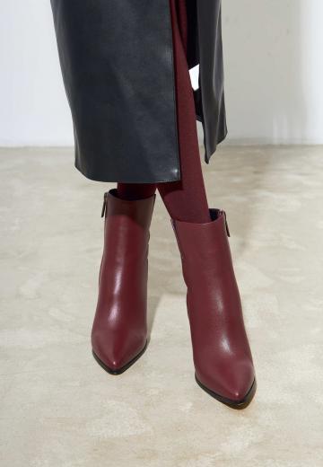 Полусапожки на высоком каблуке