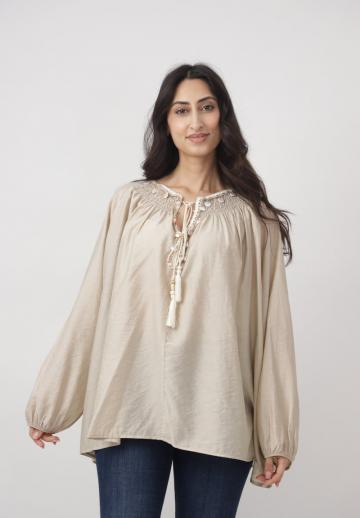 Длинная блузка