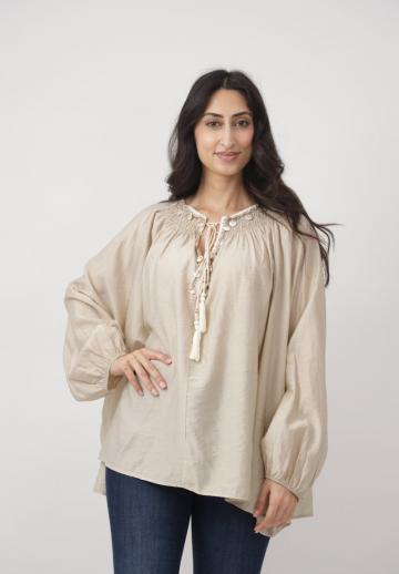 Длинная блузка