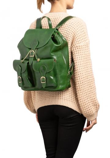 Кожаный рюкзак