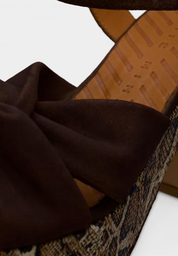 Босоножки на платформе