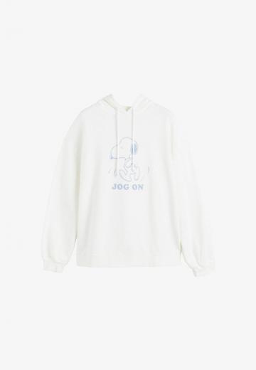 Пуловер с капюшоном