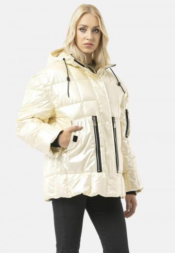 Пальто из искусственной кожи