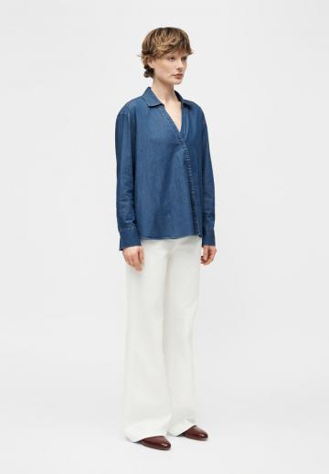 Джинсовая блузка