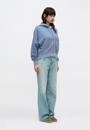 Пуловер с капюшоном