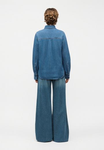 Джинсовая блузка