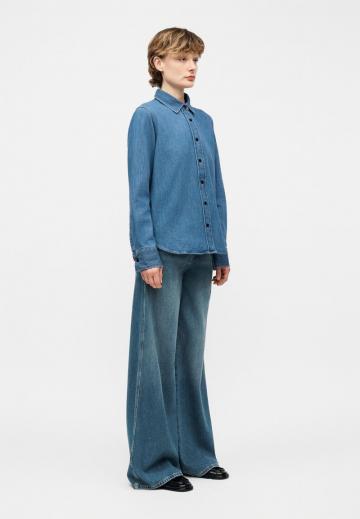 Джинсовая блузка