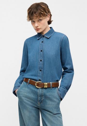 Джинсовая блузка