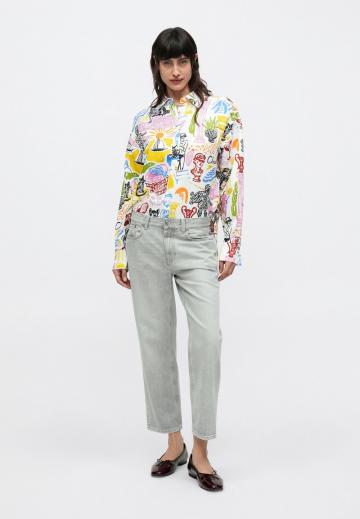 Прямые джинсы