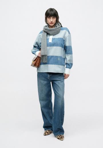 Джинсовая блузка