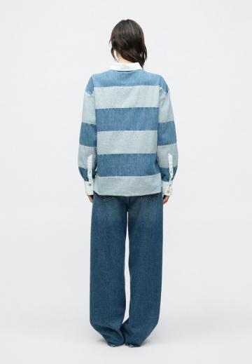 Джинсовая блузка