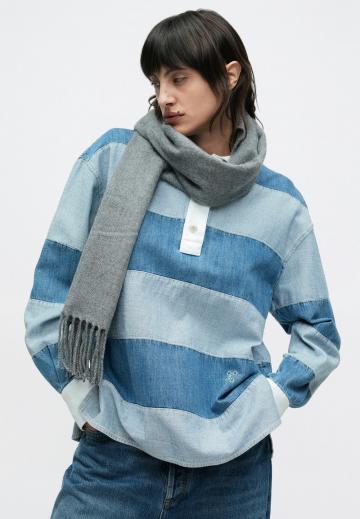 Джинсовая блузка