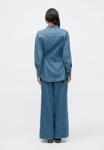 Джинсовая блузка