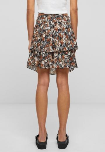 Юбка с воланами