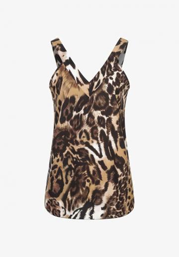 Блузка без рукавов