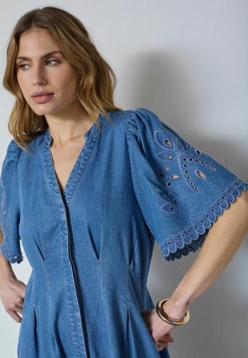 Джинсовое платье