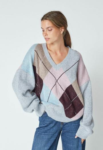 Длинный пуловер