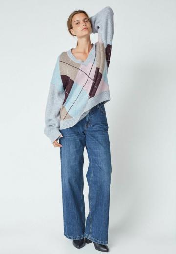 Длинный пуловер