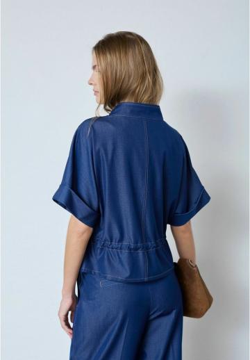 Джинсовая жилетка