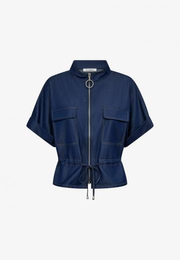 Джинсовая жилетка