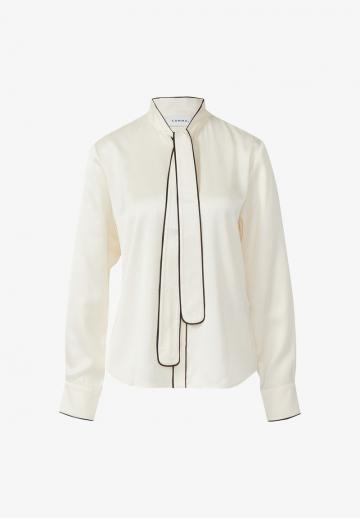 Атласная блузка