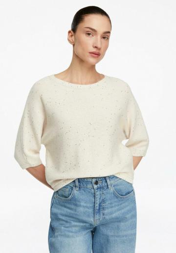 Пуловер с рукавом три четверти