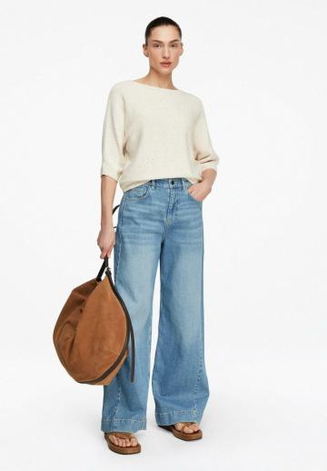 Пуловер с рукавом три четверти