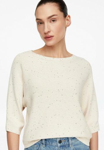 Пуловер с рукавом три четверти