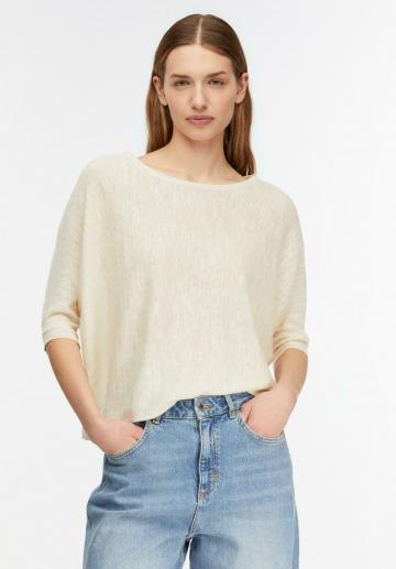 Пуловер с рукавом три четверти