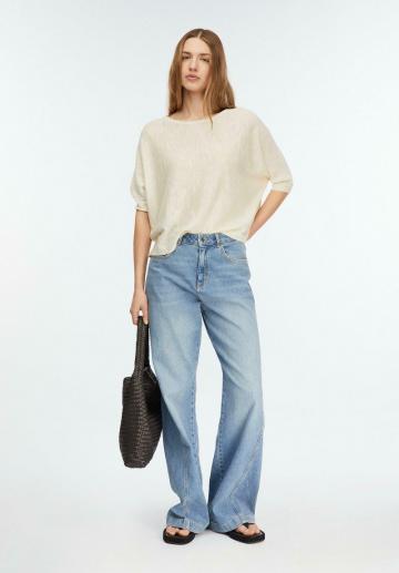 Пуловер с рукавом три четверти