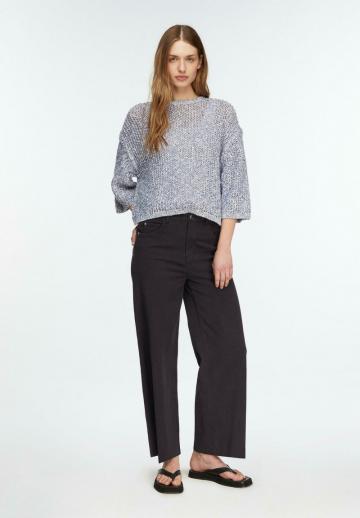 Пуловер с рукавом три четверти