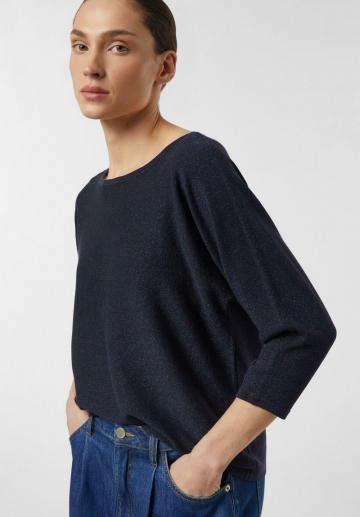 Пуловер с рукавом три четверти