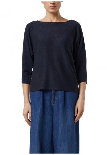 Пуловер с рукавом три четверти